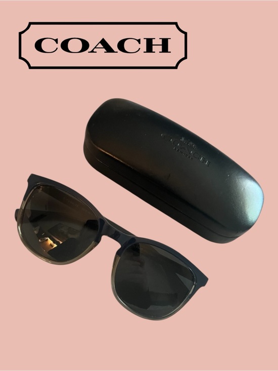 Coach ?️ Sunglasses 641487 (Navy Crystal Grey/Navy)
